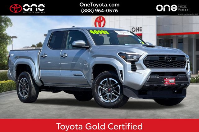 Celestial Silver Metallic 2024 Toyota Tacoma Pickup Truck Four-Wheel Drive 8-Speed Automatic