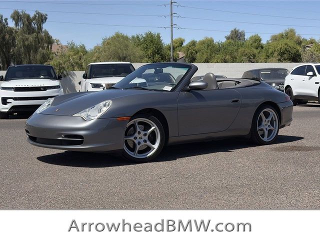 Seal Gray Metallic 2003 Porsche 911 Carrera Cabriolet RWD Convertible Rear-Wheel Drive 6-Speed Manual Overdrive