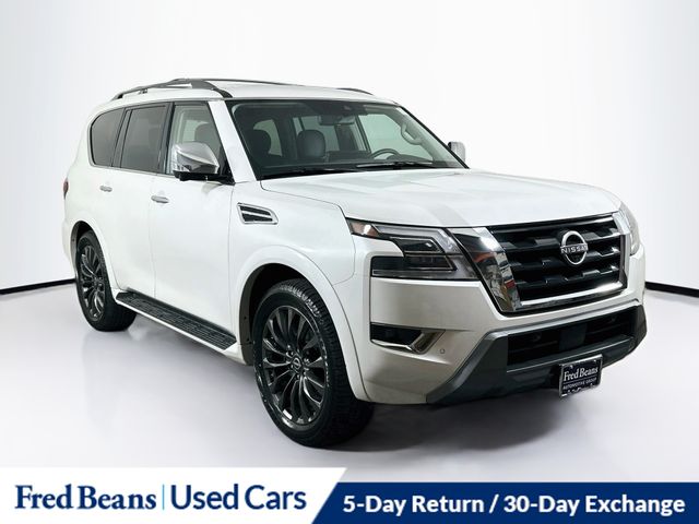 Aspen White Tricoat 2024 Nissan Armada SUV / Crossover Four-Wheel Drive 7-Speed Automatic