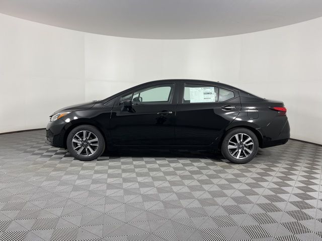 2025 Super Black Metallic Nissan Versa 1.6 S FWD Sedan