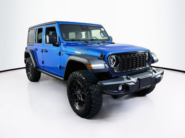 Hydro Blue Pearl Coat 2026 Jeep Wrangler SUV / Crossover Four-Wheel Drive 8-Speed Automatic