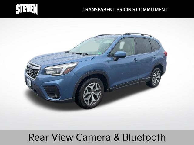 Horizon Blue 2021 Subaru Forester Premium Crossover AWD SUV / Crossover All-Wheel Drive Continuously Variable Transmission