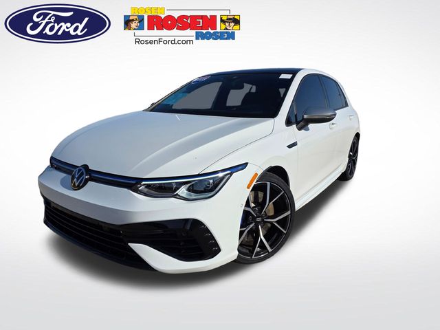 Pure White 2023 Volkswagen Golf R 2.0T 4Motion AWD Hatchback All-Wheel Drive 6-Speed Manual
