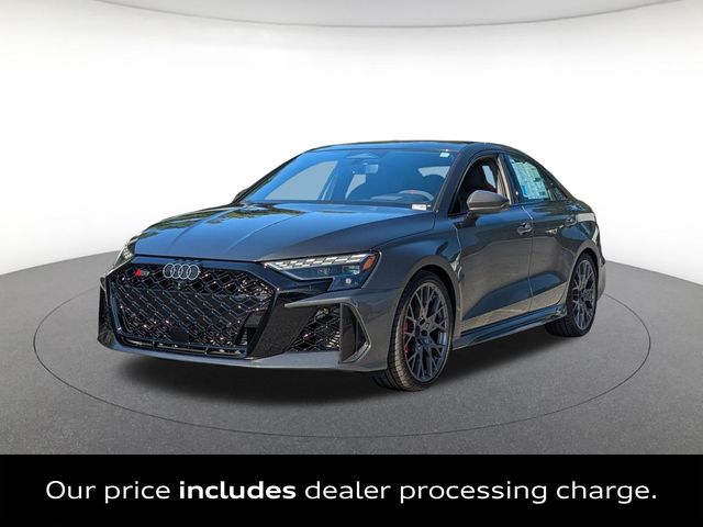 Daytona Gray Pearl Effect 2026 Audi RS 3 Sedan All-Wheel Drive 7-Speed Automatic