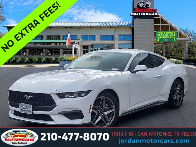 Oxford White 2024 Ford Mustang Coupe Rear-Wheel Drive Automatic
