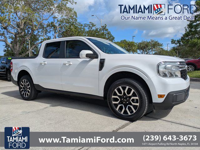 Oxford White 2023 Ford Maverick Pickup Truck Front-Wheel Drive Continuously Variable Transmission