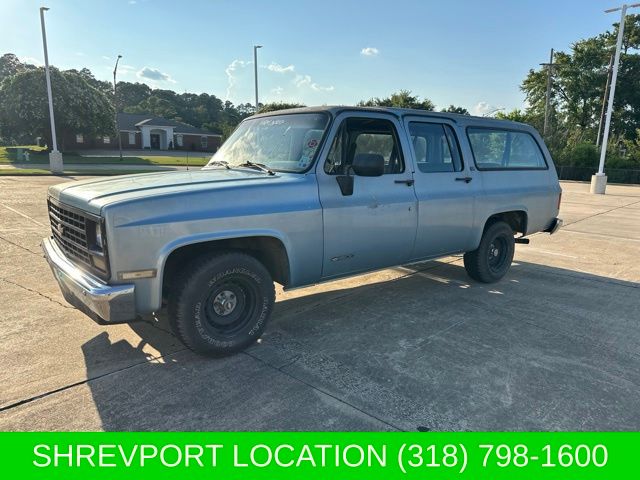Blue 1990 Chevrolet Suburban SUV / Crossover Rear-Wheel Drive 4-Speed Automatic