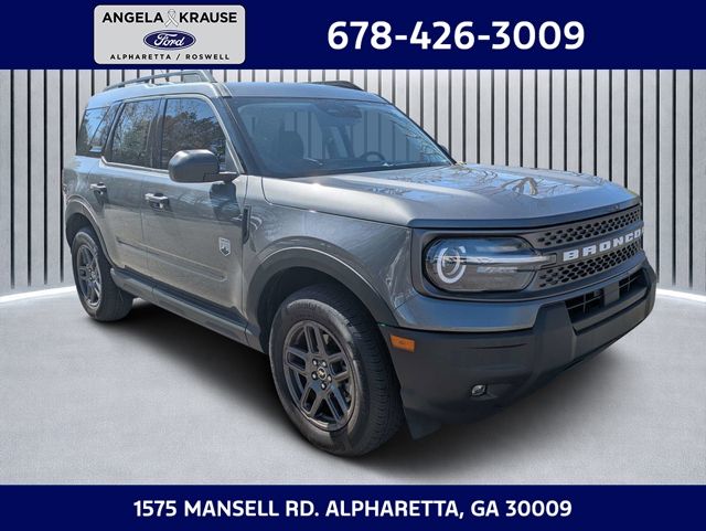 Carbonized Gray Metallic 2025 Ford Bronco Sport SUV / Crossover All-Wheel Drive 8-Speed Automatic