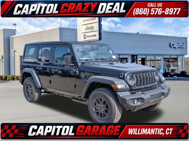 Black Clearcoat 2026 Jeep Wrangler SUV / Crossover Four-Wheel Drive 8-Speed Automatic