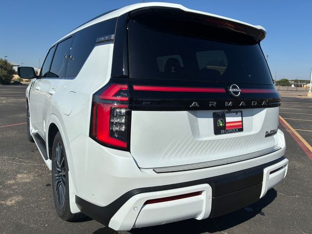 2026 Nissan Armada Platinum Reserve White at McGavock Nissan of Amarillo
