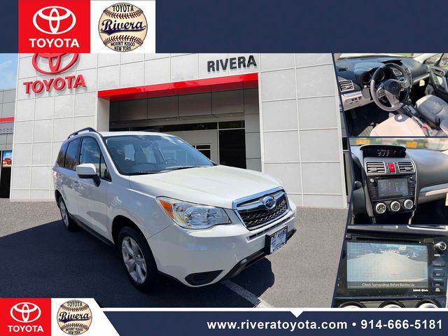 Crystal White Pearl 2016 Subaru Forester 2.5i Premium SUV / Crossover All-Wheel Drive Continuously Variable Transmission