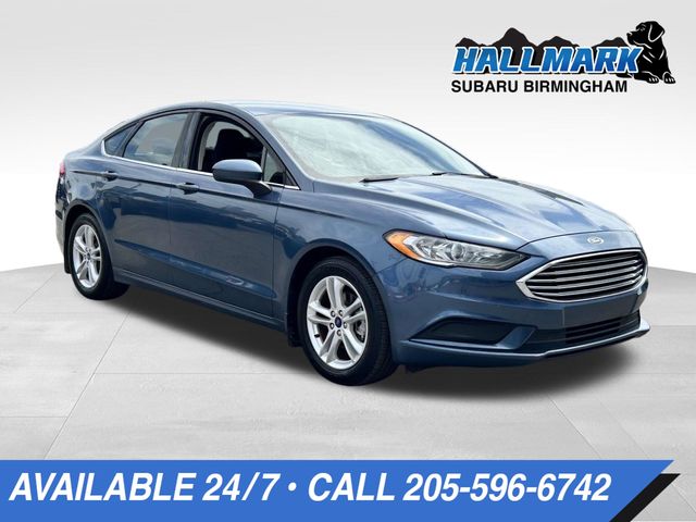 Blue Metallic 2018 Ford Fusion SE Sedan Front-Wheel Drive 6-Speed Automatic