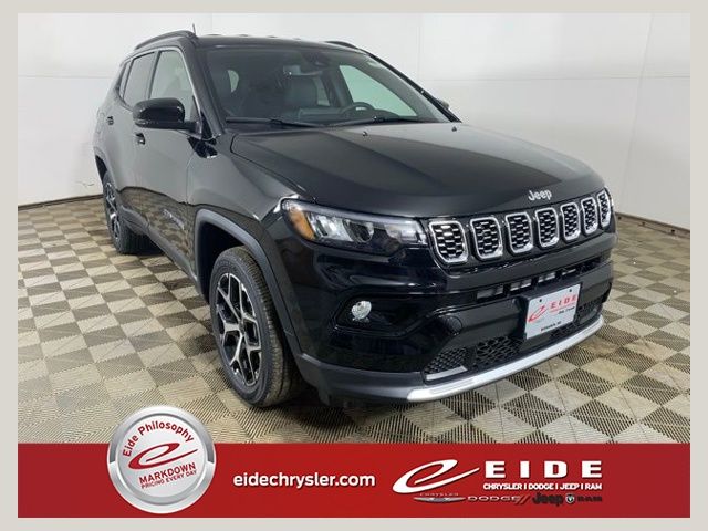Diamond Black Crystal Pearlcoat 2026 Jeep Compass SUV / Crossover Four-Wheel Drive 8-Speed Automatic