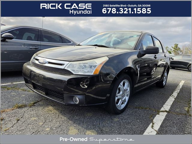 2008 Ford Focus SES Sedan Front-Wheel Drive 4-Speed Automatic