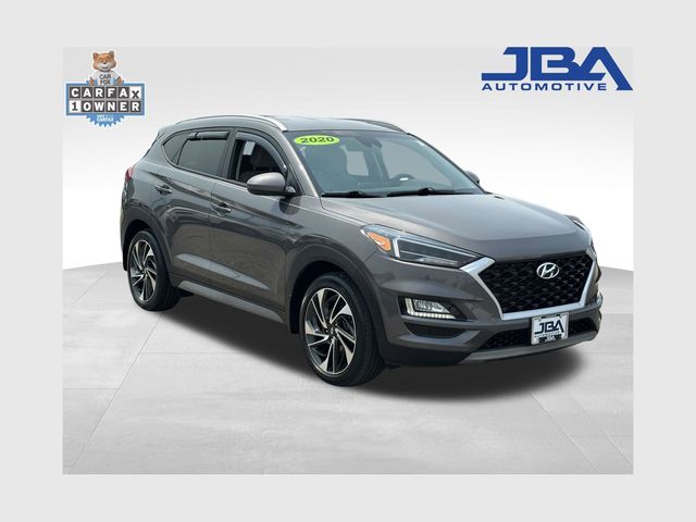 Gray (Magnetic Force) 2020 Hyundai Tucson SUV / Crossover All-Wheel Drive 6-Speed Automatic