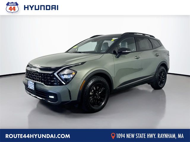 Jungle Green/Ebony Black Roof 2023 Kia Sportage X-Pro AWD SUV / Crossover All-Wheel Drive 8-Speed Automatic