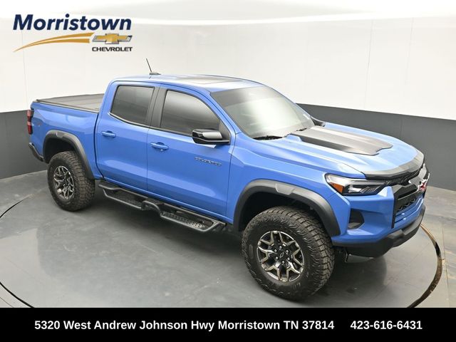 Reef Blue Metallic 2026 Chevrolet Colorado ZR2 Crew Cab 4WD Pickup Truck Four-Wheel Drive 8-Speed Automatic