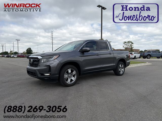 Gray (Modern Steel) 2024 Honda Ridgeline RTL AWD Pickup Truck All-Wheel Drive 9-Speed Automatic