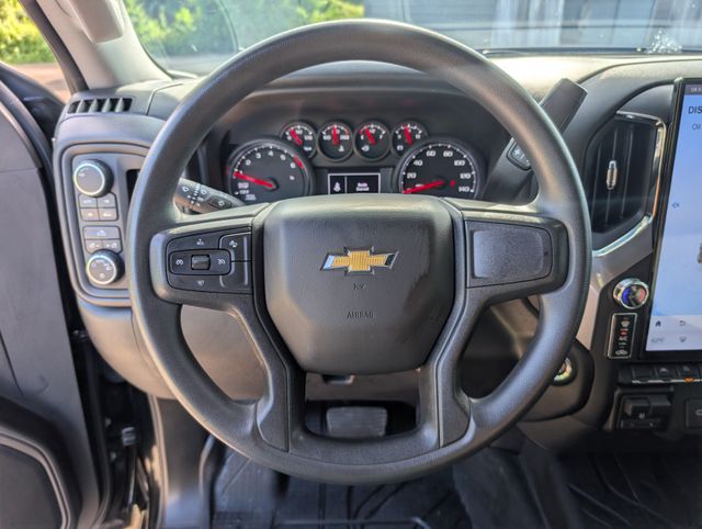 2025 Chevrolet Silverado 1500 Custom Black at Ross Downing Chevrolet