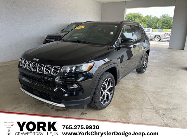 Diamond Black 2024 Jeep Compass SUV / Crossover Four-Wheel Drive 8-Speed Automatic