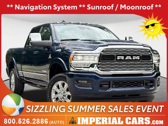 Patriot Blue Pearlcoat 2024 RAM 3500 Pickup Truck Four-Wheel Drive 6-Speed Automatic