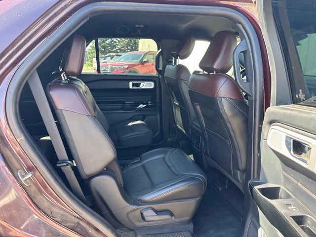 2022 Red Ford Explorer Platinum 4X4 SUV