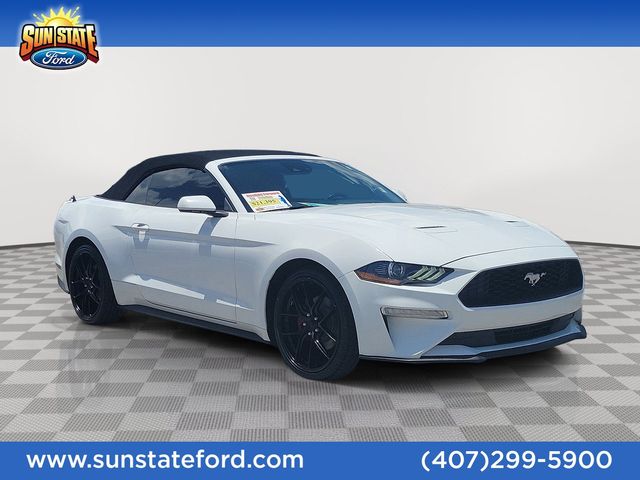 Oxford White 2023 Ford Mustang Convertible Rear-Wheel Drive Automatic