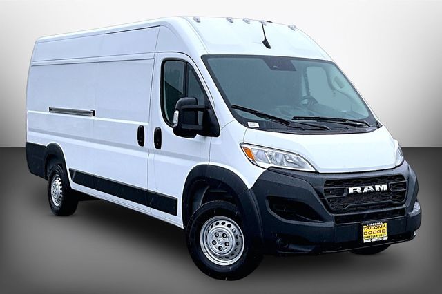 Bright White Clearcoat 2026 RAM ProMaster 3500 Tradesman 159 High Roof Extended Cargo Van FWD Van Front-Wheel Drive 9-Speed Automatic
