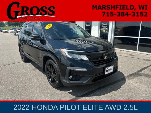 Black 2022 Honda Pilot SUV / Crossover All-Wheel Drive 9-Speed Automatic