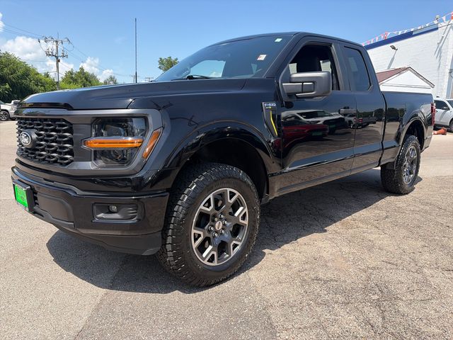 Black 2024 Ford F-150 Pickup Truck Four-Wheel Drive Automatic
