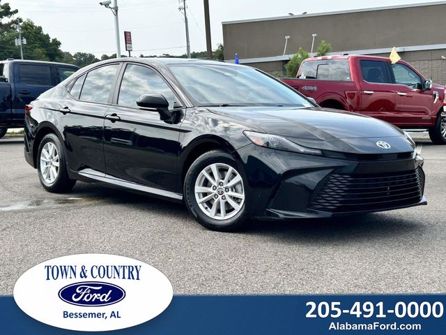 Midnight Black Metallic 2025 Toyota Camry Sedan Front-Wheel Drive Continuously Variable Transmission