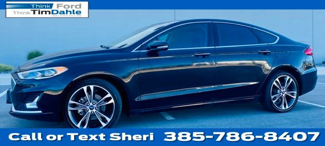 Black Metallic 2020 Ford Fusion Sedan All-Wheel Drive 6-Speed Automatic