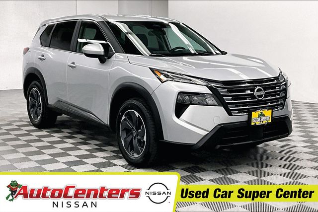 Brilliant Silver Metallic 2024 Nissan Rogue SV FWD SUV / Crossover Front-Wheel Drive Continuously Variable Transmission