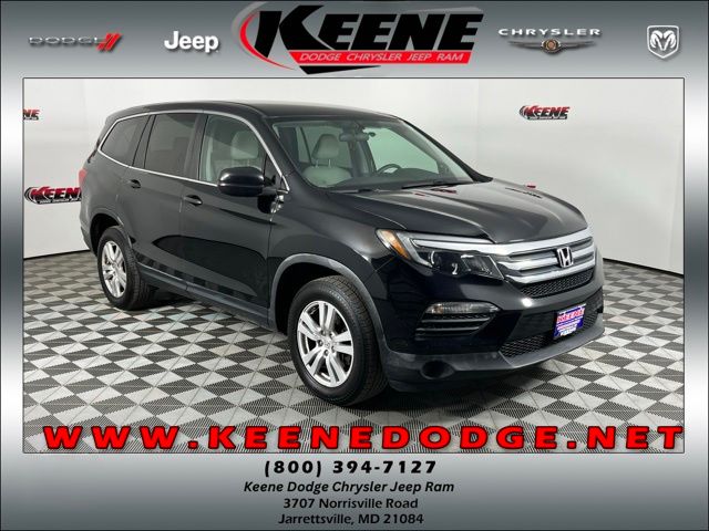 Crystal Black Pearl 2017 Honda Pilot LX AWD SUV / Crossover All-Wheel Drive 6-Speed Automatic