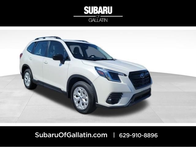 Crystal White Pearl 2023 Subaru Forester Crossover AWD SUV / Crossover All-Wheel Drive Continuously Variable Transmission
