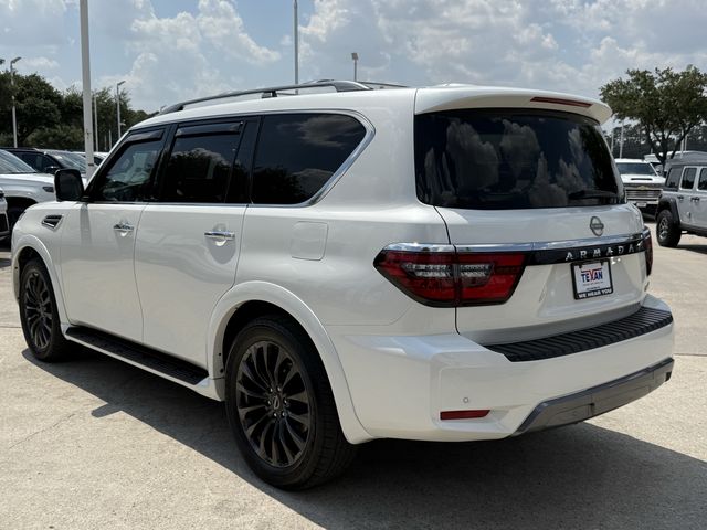 2024 Nissan Armada Platinum White at EAG Ford Navasota