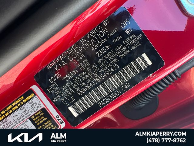 New 2026 Runway Red Kia GT-Line FWD image 28