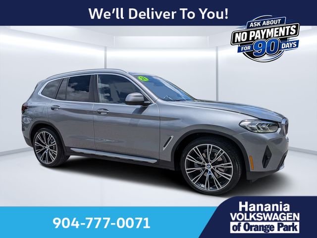 Skyscraper Gray Metallic 2024 BMW X3 SUV / Crossover Rear-Wheel Drive 8-Speed Automatic