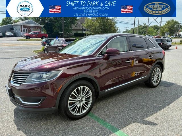 Red (Burgundy) 2017 Lincoln MKX Reserve AWD SUV / Crossover All-Wheel Drive 6-Speed Automatic