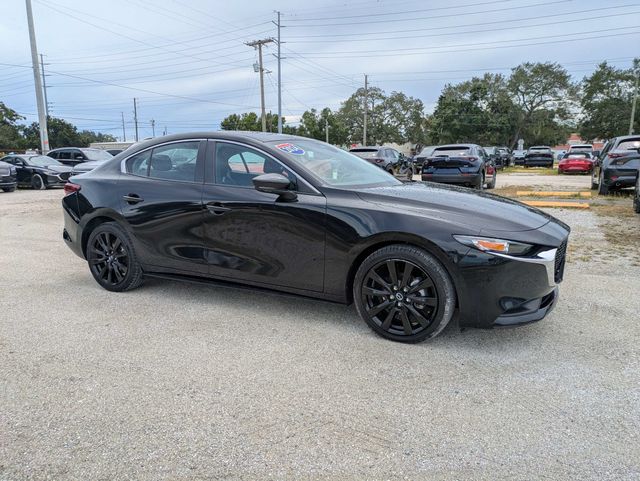 Jet Black 2024 Mazda MAZDA3 Sedan Front-Wheel Drive 6-Speed Automatic