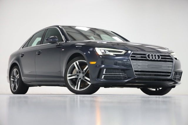 Moonlight Blue 2017 Audi A4 Sedan All-Wheel Drive 7-Speed Automatic