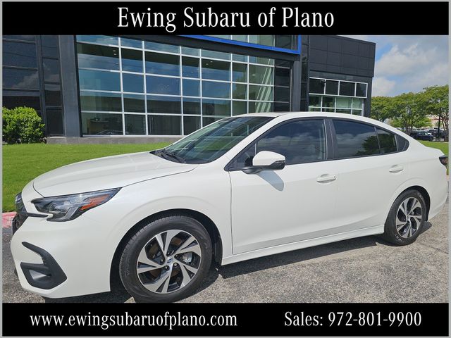 Crystal White Pearl 2025 Subaru Legacy Premium AWD Sedan All-Wheel Drive Continuously Variable Transmission