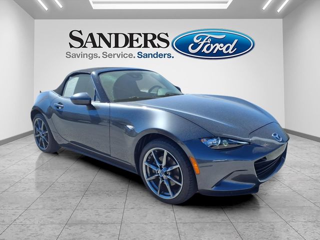 Machine Gray Metallic 2020 Mazda MX-5 Miata Grand Touring RWD Convertible Rear-Wheel Drive 6-Speed Manual