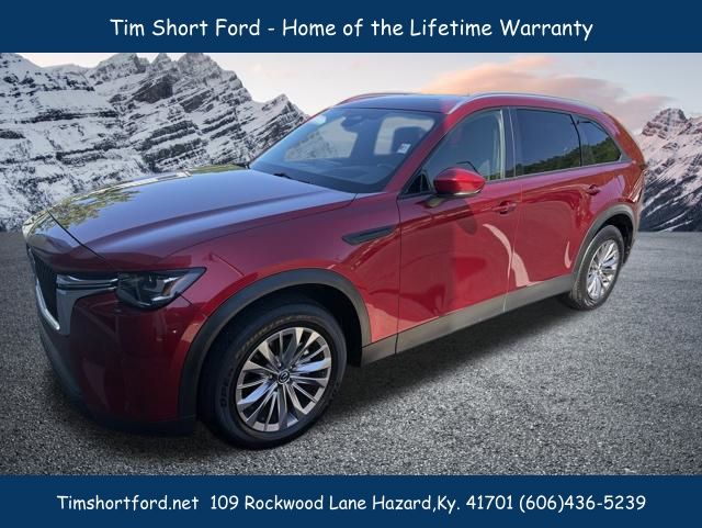 Soul Red Crystal Metallic 2024 Mazda CX-90 3.3 Turbo Preferred Plus AWD SUV / Crossover All-Wheel Drive 8-Speed Automatic