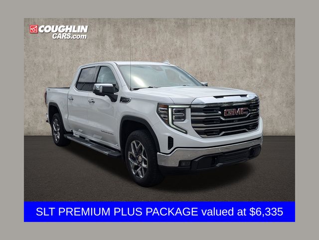 Summit White 2025 GMC Sierra 1500 Pickup Truck Four-Wheel Drive Automatic