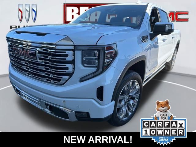 Glacier White Tricoat 2026 GMC Sierra 1500 Denali Crew Cab 4WD Pickup Truck Four-Wheel Drive Automatic