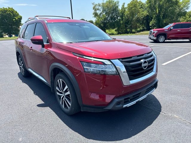 Red (Scarlet Ember Tintcoat) 2023 Nissan Pathfinder SUV / Crossover All-Wheel Drive 9-Speed Automatic