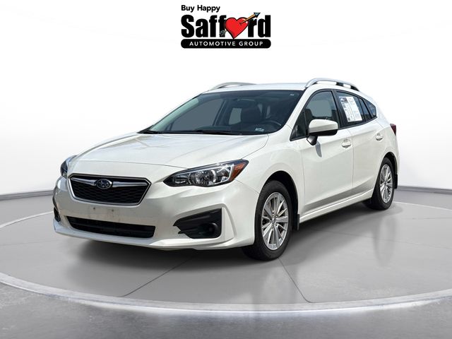 Crystal White Pearl 2017 Subaru Impreza Hatchback All-Wheel Drive Continuously Variable Transmission