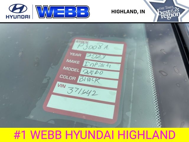 Used 2023 Black INFINITI LUXE image 37