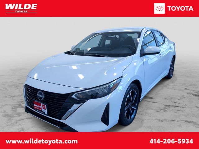 White (Fresh Powder) 2025 Nissan Sentra Sedan Front-Wheel Drive Continuously Variable Transmission